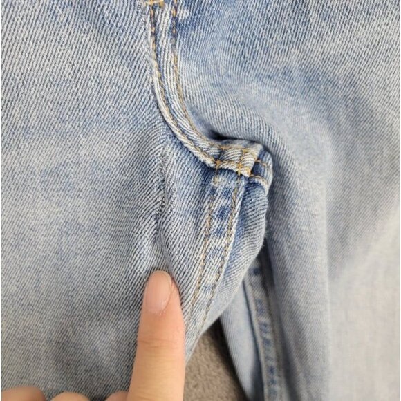 GRLFRND Size 26 Light Wash Titanium Karolina Raw hem Skinny Jean - Picture 6 of 12